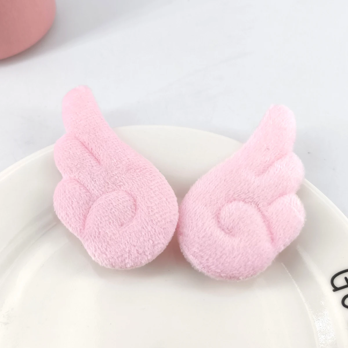 2 Stücke/20 Stücke 5 cm Engelsflügel Super Nette Engelsflügel Plüsch Haarnadel Mädchen Haarspange Zubehör Haarspangen Hairgrip Kopfschmuck Kopfbedeckung – Detail 6