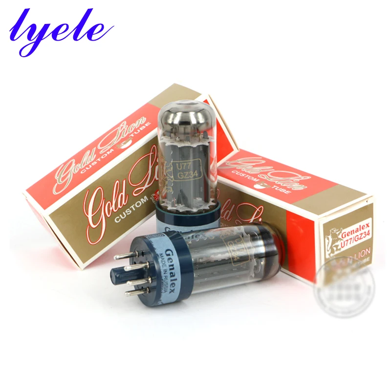 

Gold Lion U77 Vacuum Tube Replacement GZ34/5AR4/274B/5U4G Original Factory Precise Matching for Tube Amplifier and Sound AMP