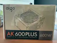 Aigo AK PC PSU Power Supply Unit 500W 600W 700W 800W 1000W Gaming 120mm RGB Fan 220V ATX Desktop computer Power Supply for BTC - Image 6