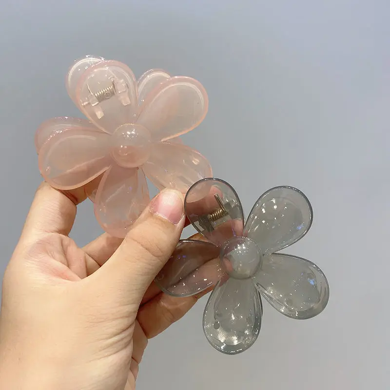 5CM Korea Blume Form Haar Klaue Clip für Frauen Mädchen Spange Haar Krabben Pferdeschwanz Haarnadeln Mode Headwear Haar Zubehör