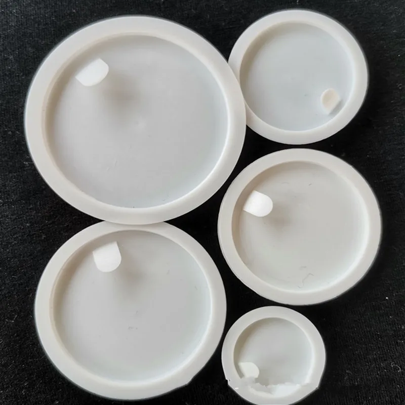 100pcs/Lot New Glass Cream Bottle Hand-Pull Gasket Cover Hand-held Cap Cosmetic Packaging Mouth Pad PEPP Bottle Cap Gasket White