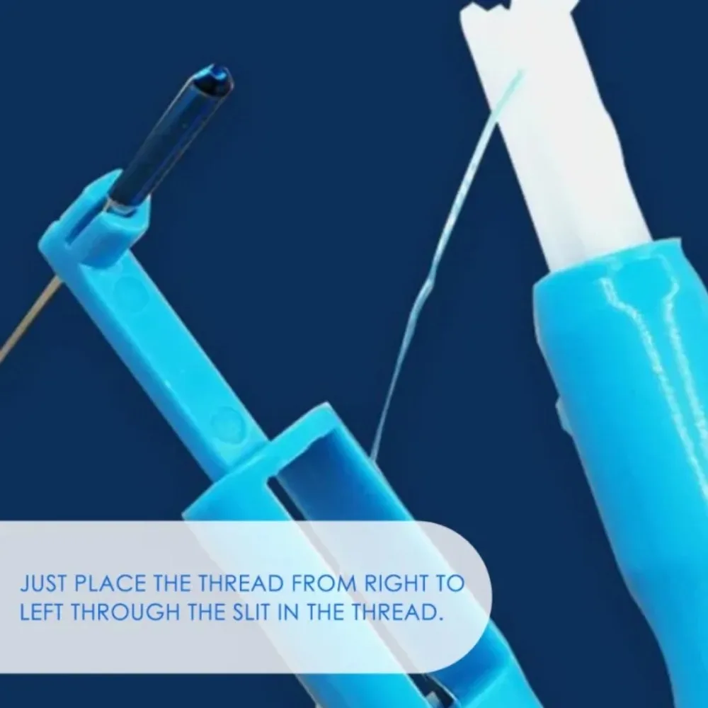 Needle Threader Sewing Machine Fittings Automatic Needle Threader DIY Tool Home Hand Quick Sewing Machine Device Thread Auto Needle Cross Stitch Sewing Accessories