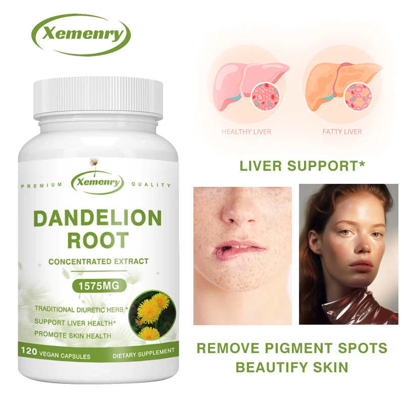 Dandelion Root 1575 Mg High Potency Per Serving Traditional Diuretic Overall Health Well-Being 120 Capsules