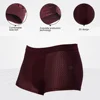 1Pack Lce Silk Men's Boxer Pantie Underpant Plus Size 4XL Shorts Breathable Underwear for Men's Panties Ultrathin Shorts Trunk 6