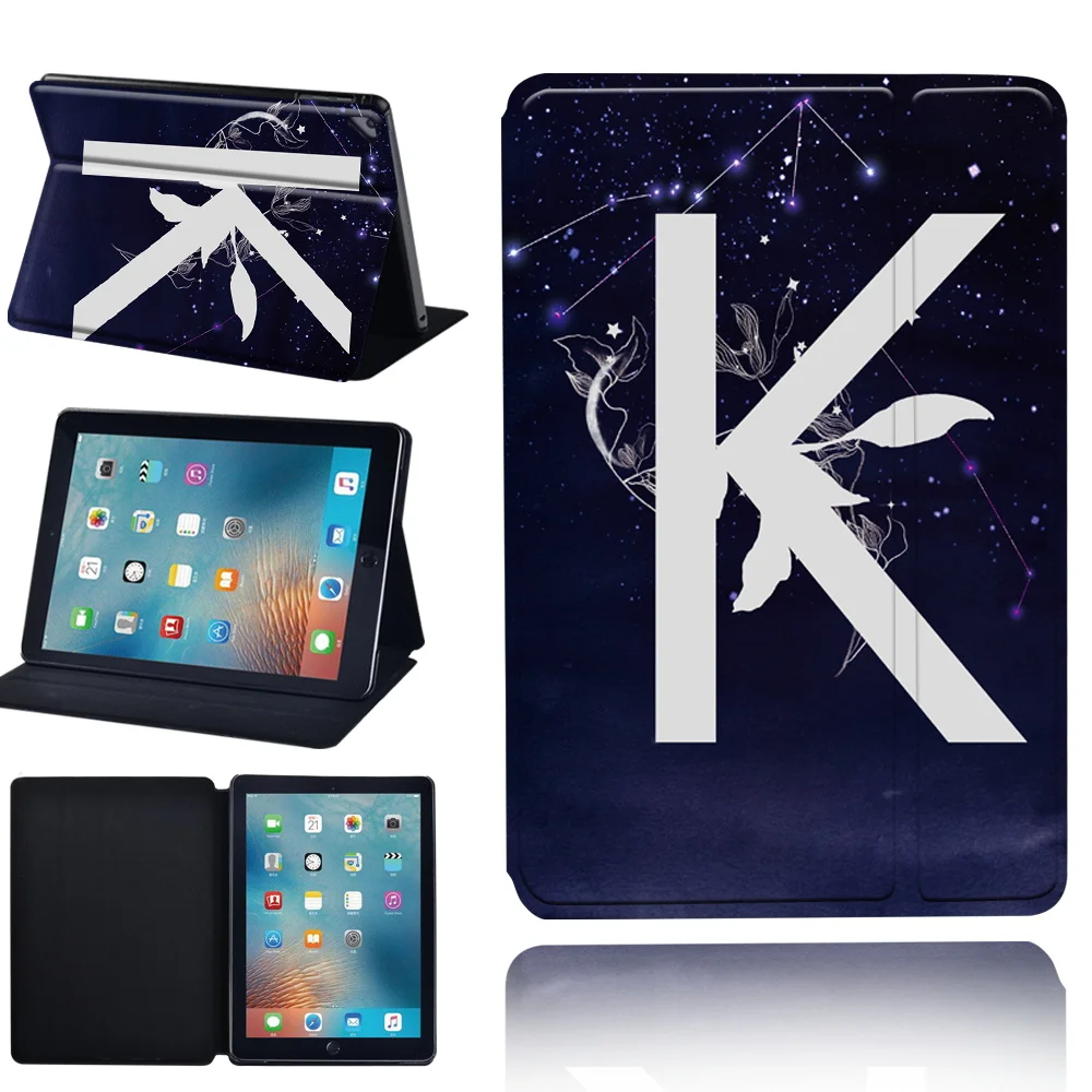 Nuova Custodia Per Tablet Per Apple Ipad Air 5 10.9 2022/Air 3 10.5/Air 2/Air 1 Ipad Air 4 Space Letter Print Cover Protettiva In Pelle