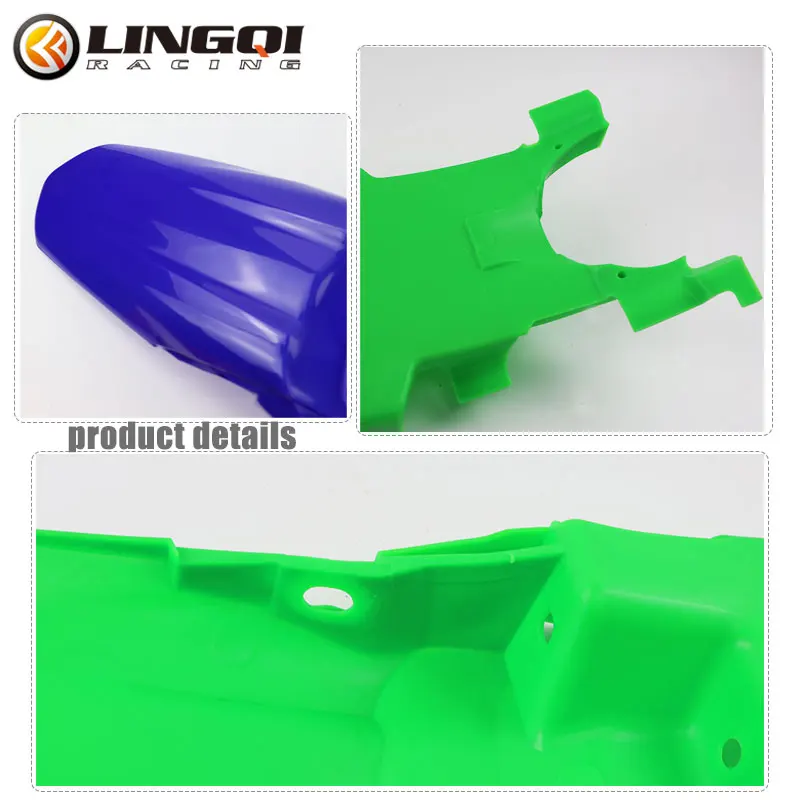 LYNNCHI Motorcycle CRF110 Rear Fender Plastic Wheel Splash Mud Guard Mudguard For CRF 110 2013 Pit Dirt Bike Accessories Parts