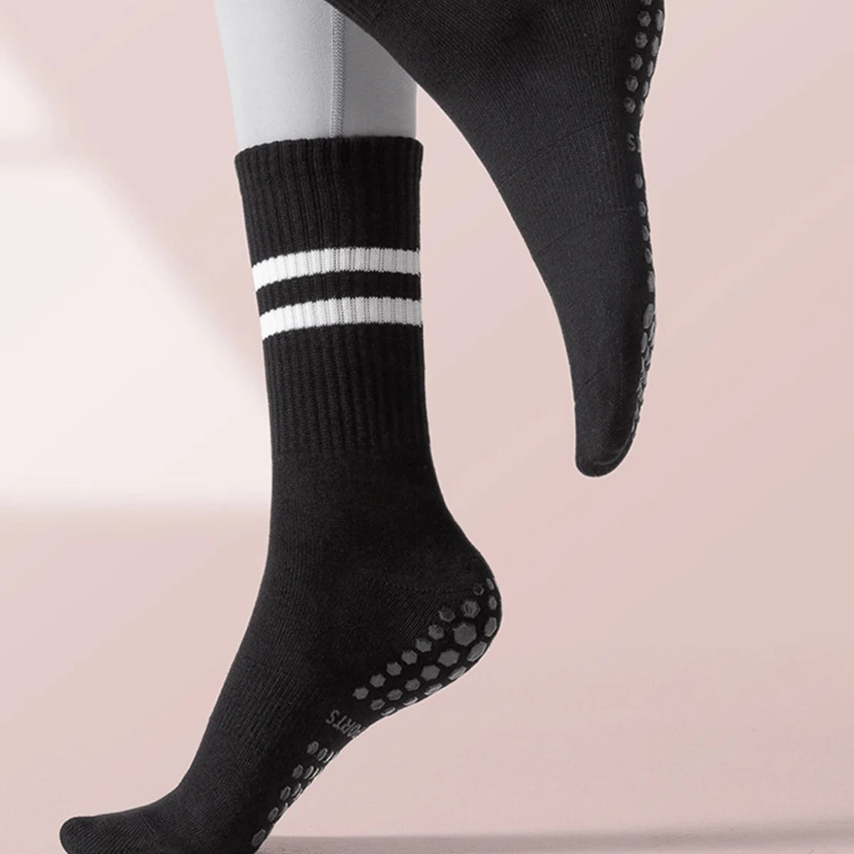 4 Pairs Mid Tube Striped 4