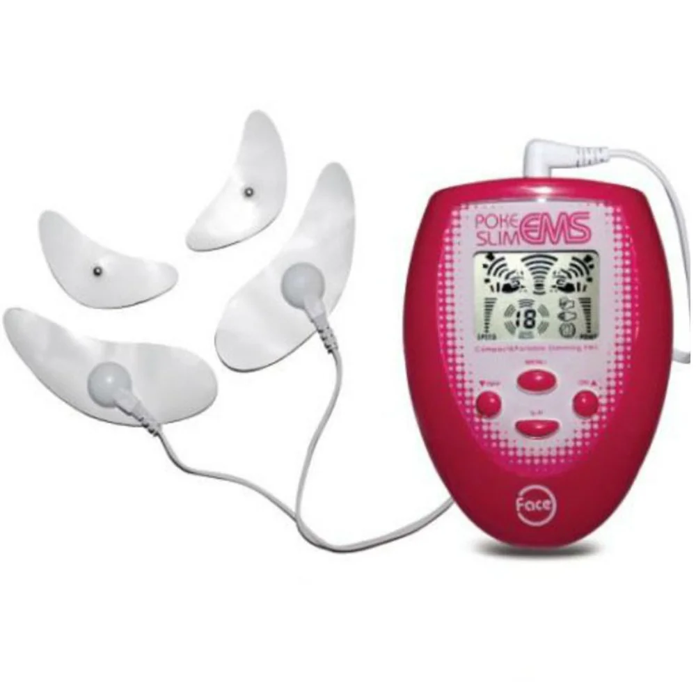 EMS Face Pulse Muscle Stimulator With Electrode Pads V-Face Electric Slimming Facial Massager Trainer Jaw Exerciser Skin Lift ems face pulse muscle stimulator with electrode pads v face electric slimming facial massager trainer jaw exerciser skin lift