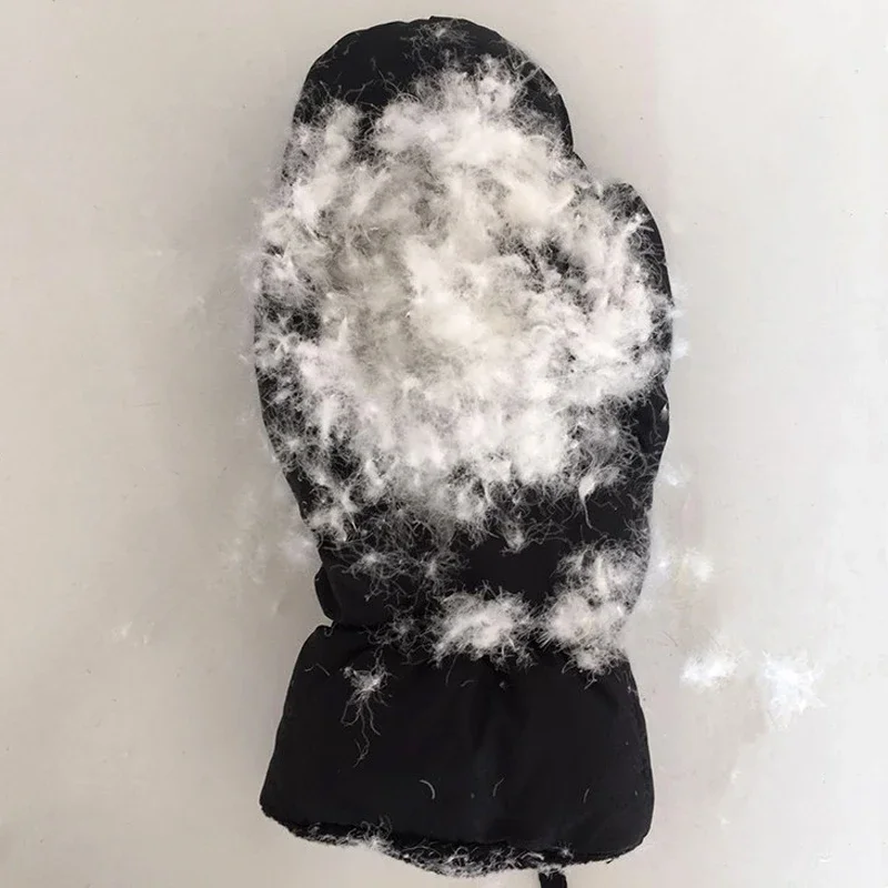 Thermal Snowboard Ski Gloves Men Women Winter Warm Snow Mountain Skiing Snowmobile Mittens Kids Long Rope Hang 2
