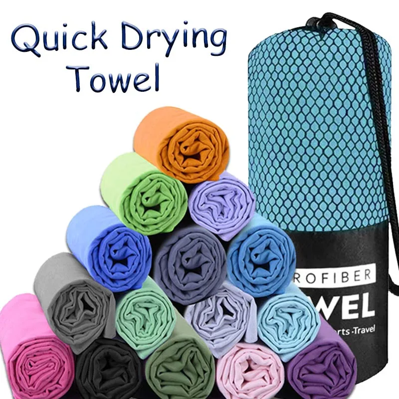travel towel lightweight suitable for outdoor camping,hiking,backpacking,gym,quick drying towel,travel towel compact portable