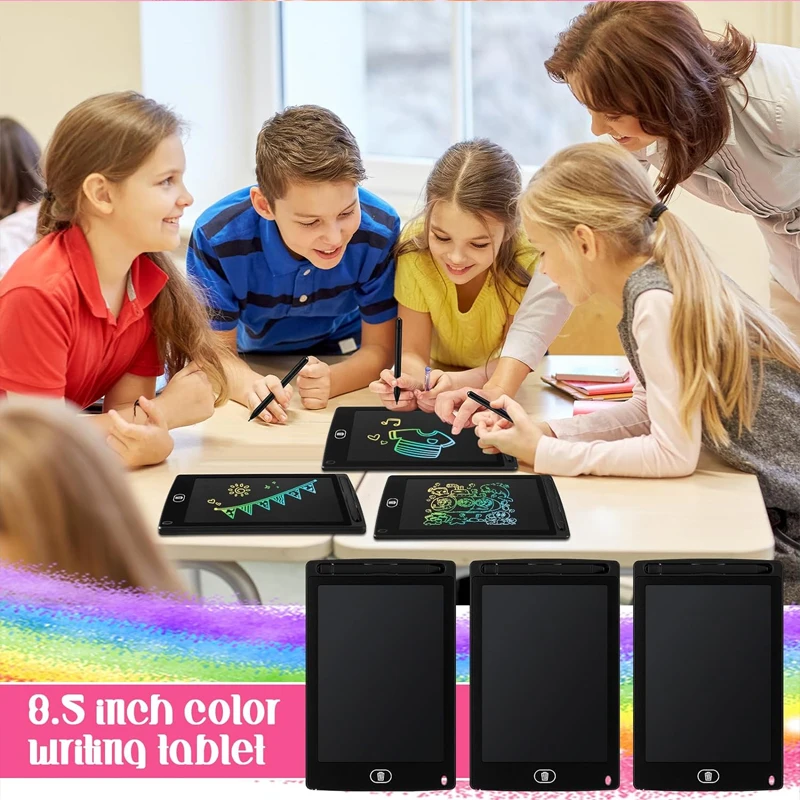 LCD 태블릿 패드 전자 보드 및 노트, 가정 및 사무실, 성인용, 미들 스타일러스 (파란색)