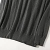 Men's 63.9% Silk 10.2% Cashmere Crew Neck everyday Long Sleeve Pullover Sweater Top Shirt LY006 5