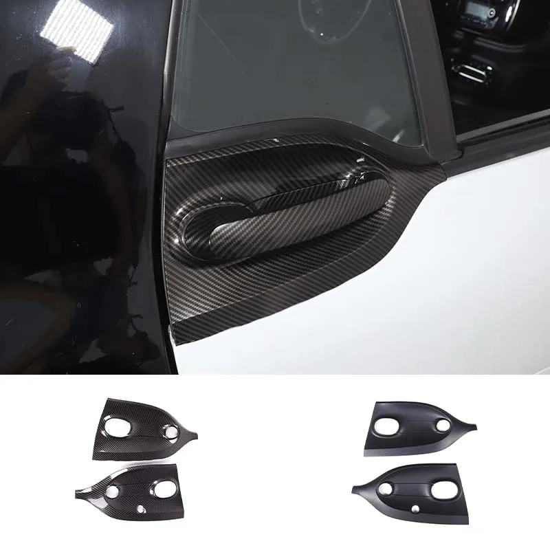 

For Mercedes-Benz Smart 453 2016-21 ABS Car Exterior Door Bowl Protection Cover Decorative Sticker Exterior Molding Accessories
