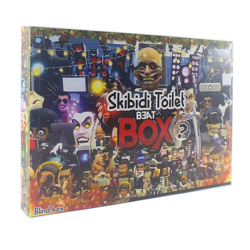 Skibidi-トイレフィギュアミステリーボックス子供と大人用、ブラインド