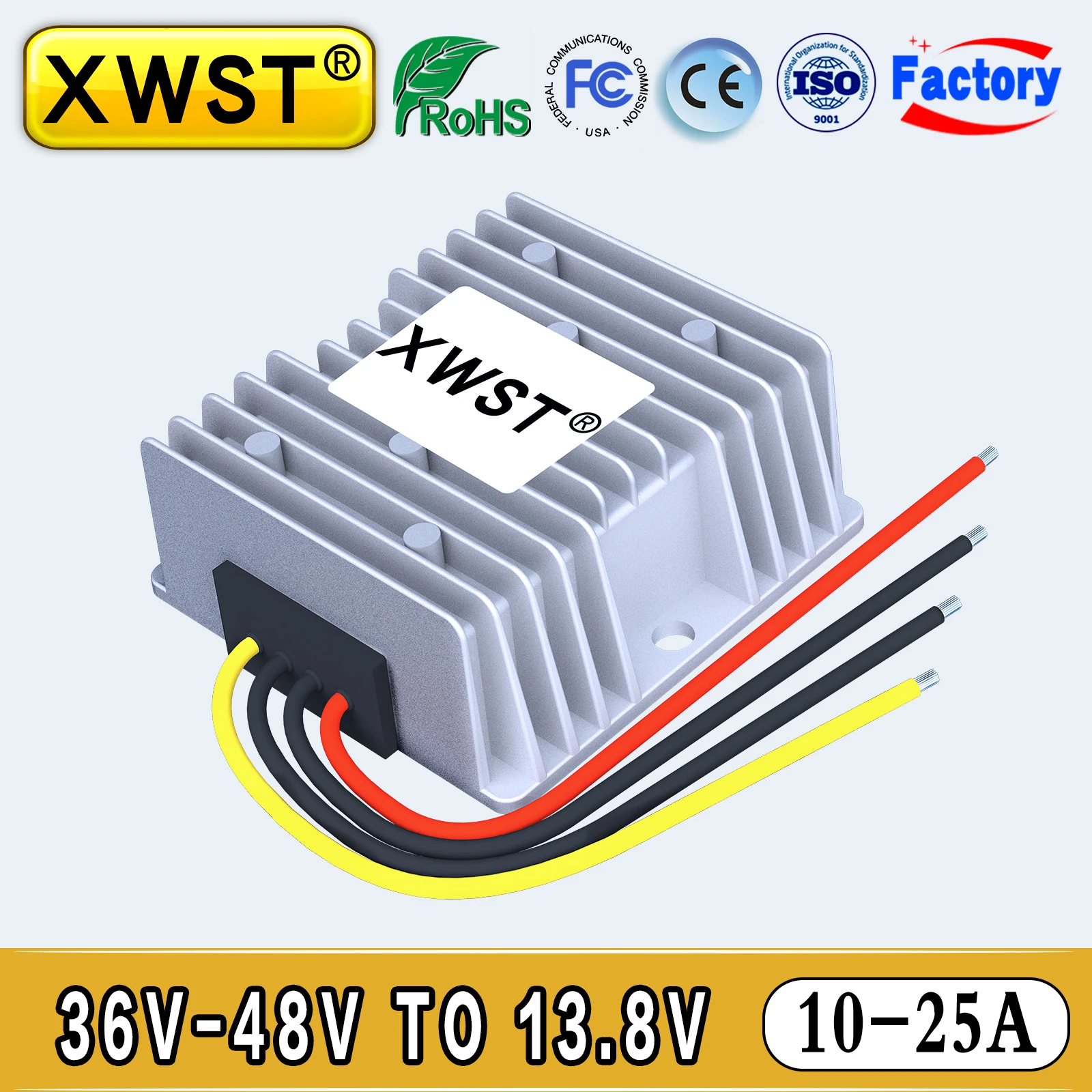 Convertitore Dc Dc 36V 48V Step Down A 13.8V Regolatore Di Tensione 10A 15A 20A 25A Buck Power Supply Solar Inverter Transformer Module