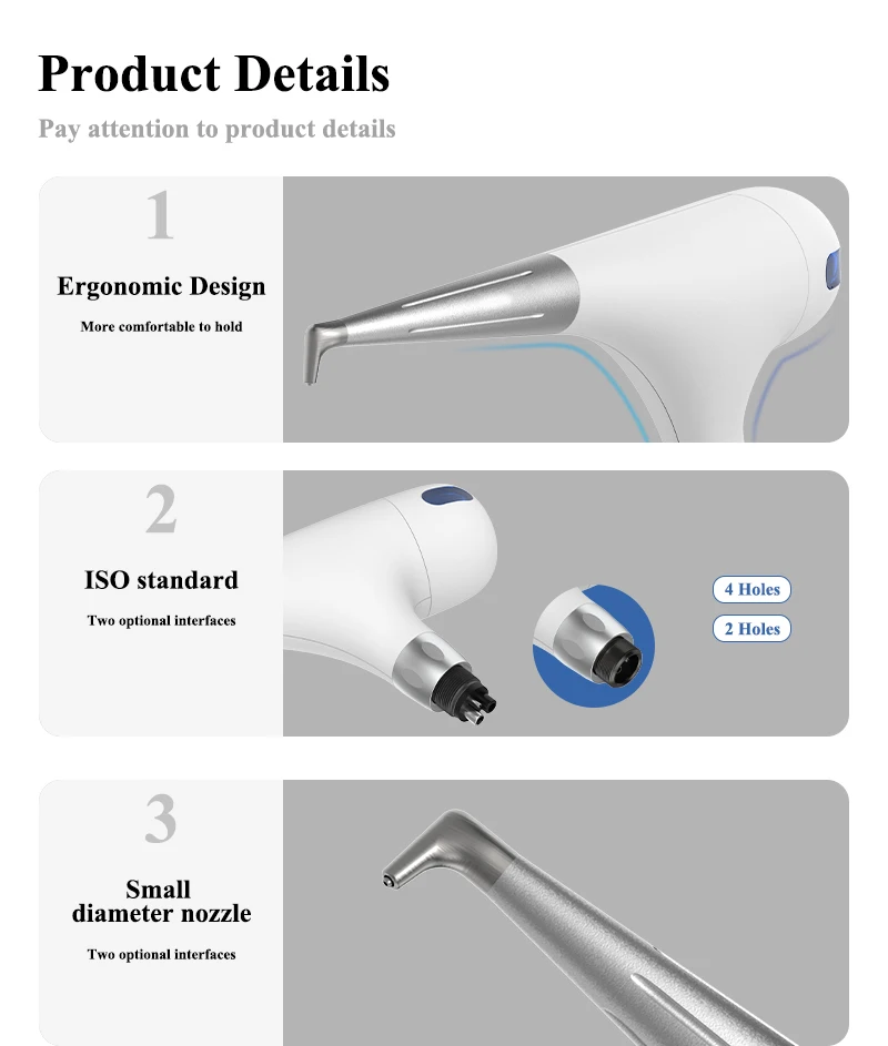VV Dental Air Polisher Zahnweiß-Spray Dental-Bikarbonat-Jet Air Flowair für Mundhygiene-Reinigung Dentalwerkzeuge – Detail 4