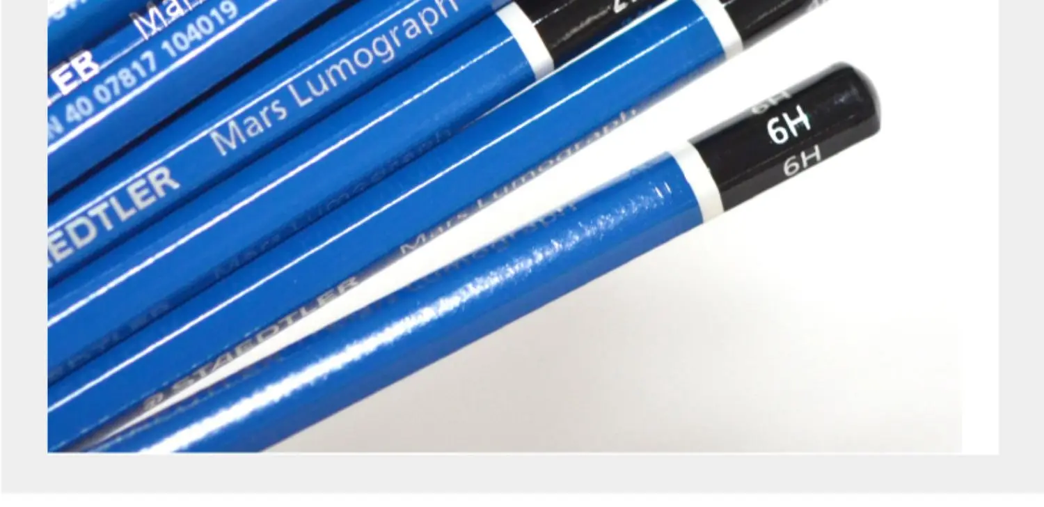 1/5 Stück Staedtler Mars Lumograph Graphit-Künstler-Skizzenstifte, bruchsichere gebundene Mine, professionelle Zeichenstifte 100 – Detail 13