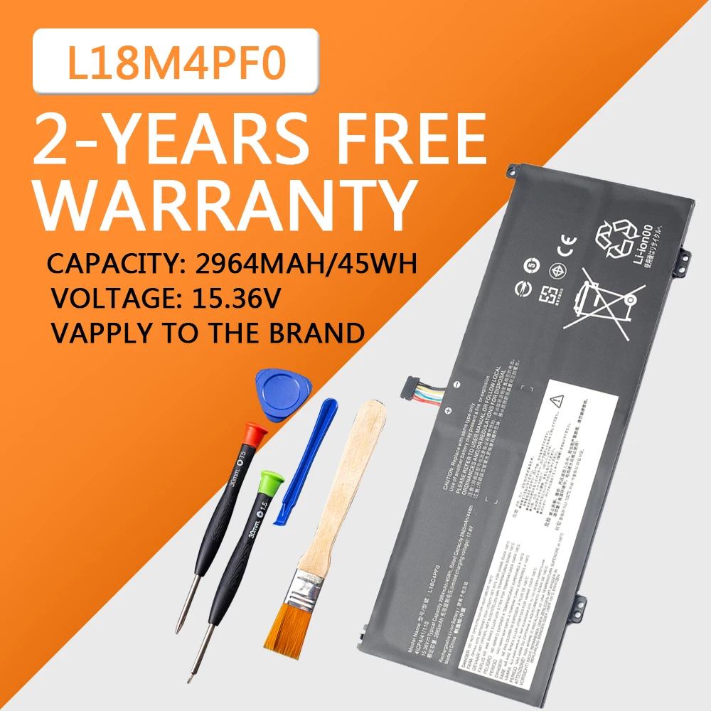 Genuine L18M4PF0 L18C4PF0 L18D4PF0 Battery For Lenovo ThinkBook - Foto 5