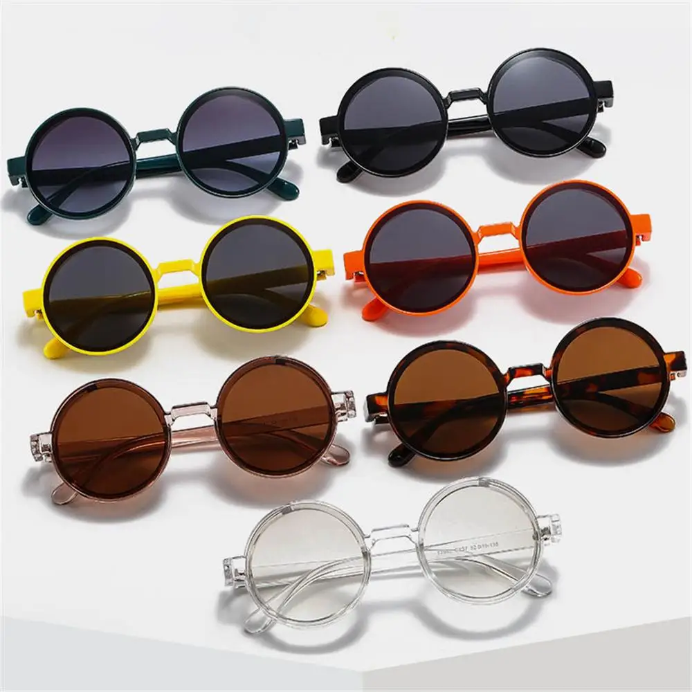 

Fashion Retro Sun Glasses Round Rock Roll Hip Hop Shades Women Eyewear Punk Sunglasses Steam Glasses