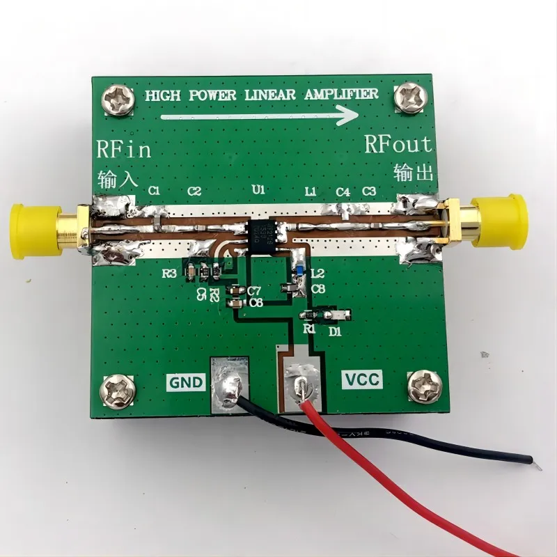

RF усилитель мощности RF2126 2,4 ГГц 1 Вт WIFI Bluetooth усилитель видеопередачи с радиатором