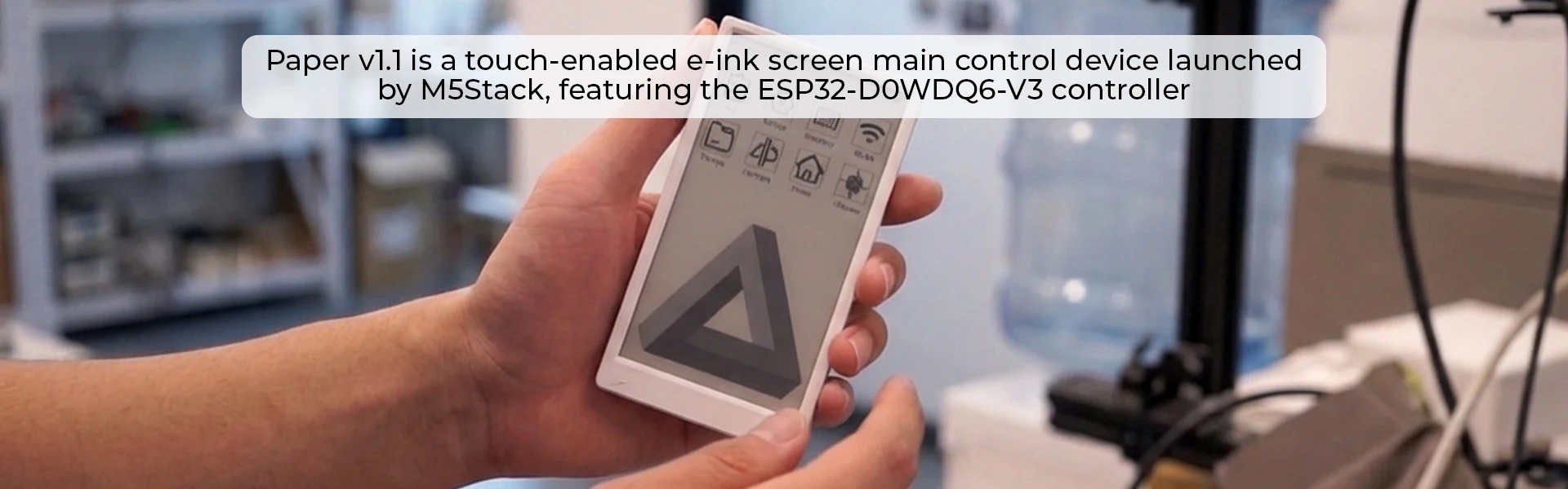Official M5Paper ESP32 Development Kit V1.1 (960X540, 4.7" eInk display, 235 ppi