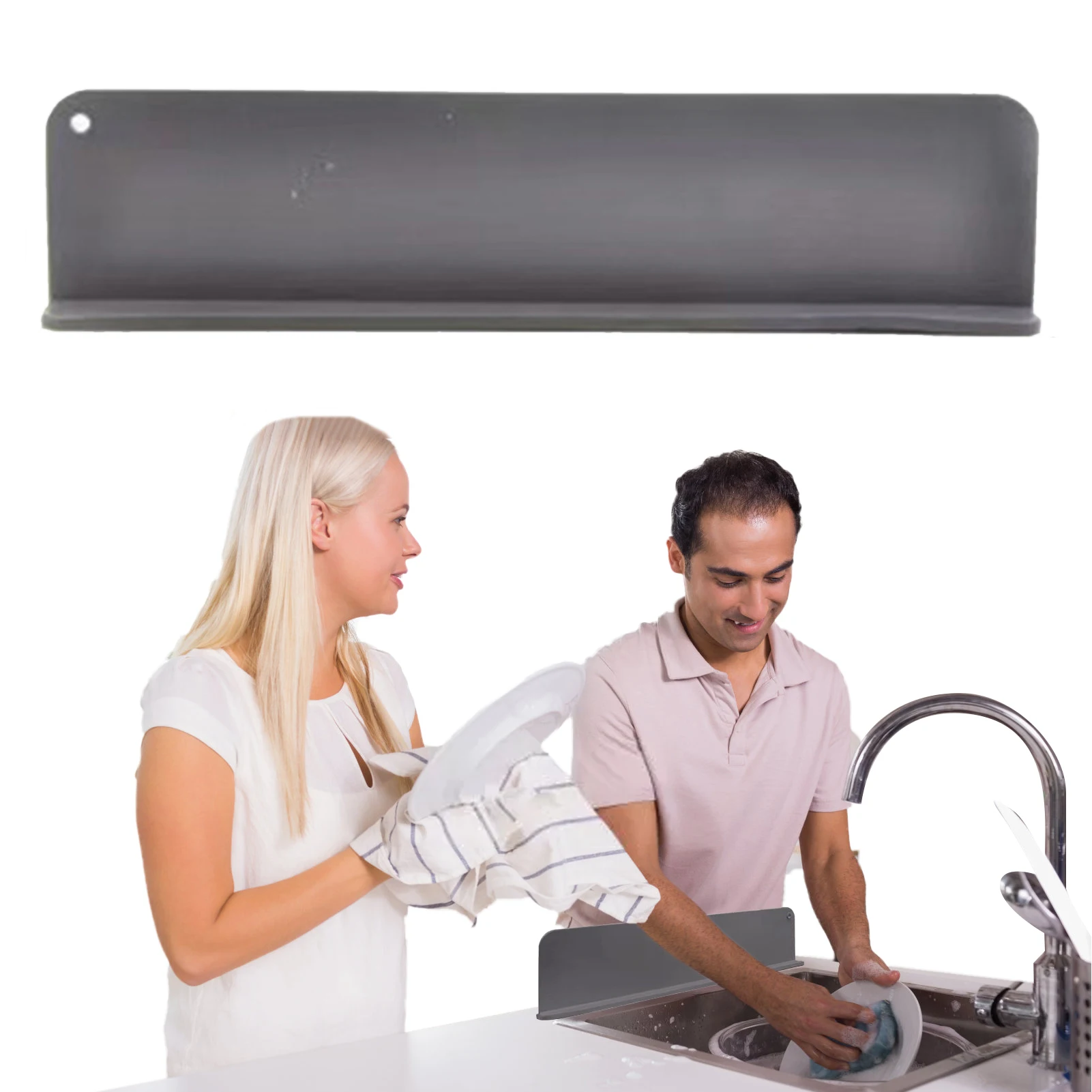 Sink Splash Guard Silicone Water Splash Guard Splatter Screen For