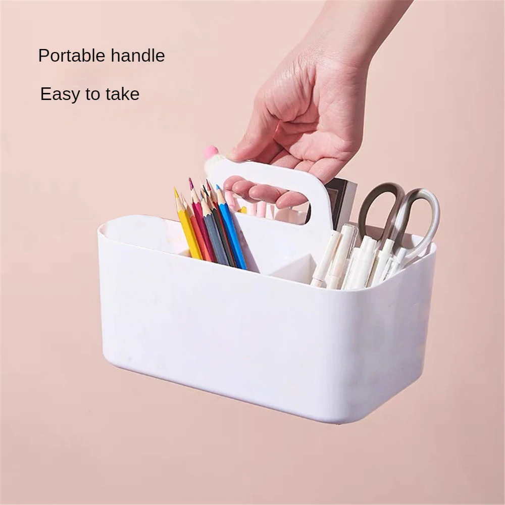 

Multi-grid Pen Holder Decorative Innovative Design High Capacity Save Space Not Easily Damaged Desktop Storage Pen Storage Box