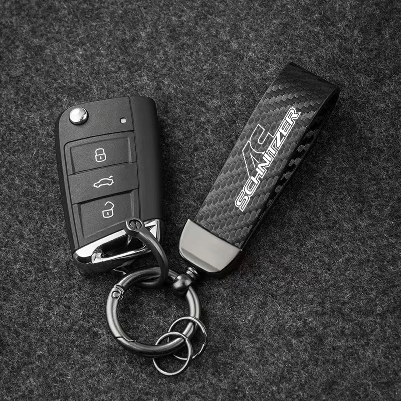 Keychain Carbon Fiber Car Zinc Alloy Keyrings Luxury For Bmw Ac
