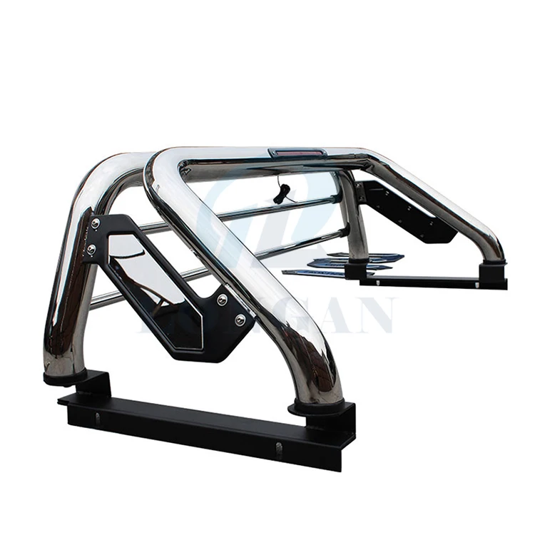 맞춤형 스테인리스 스틸 안티롤 프레임 픽업 트럭 4x4 롤바 (L200, 램 1500, F150 용)