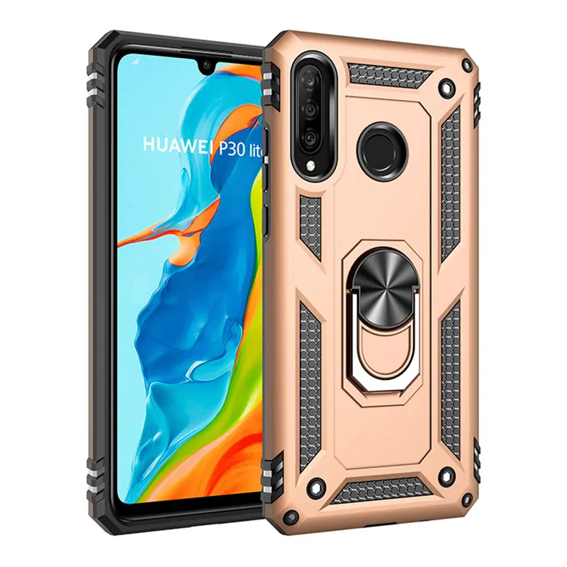 Shockproof Ring Holder Armor Phone Case Cover