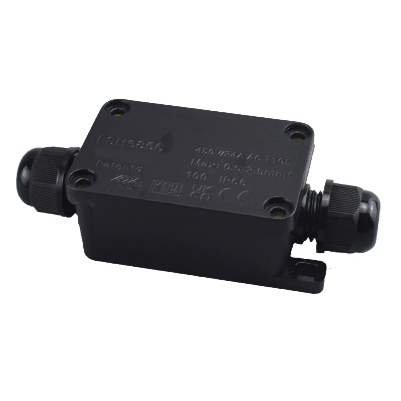 IP66 Waterproof Junction Box 2 Way 3 Way 3mm-6.5mm Cable Connector Sealed Retardant Electrical Outdoor Waterproof Box