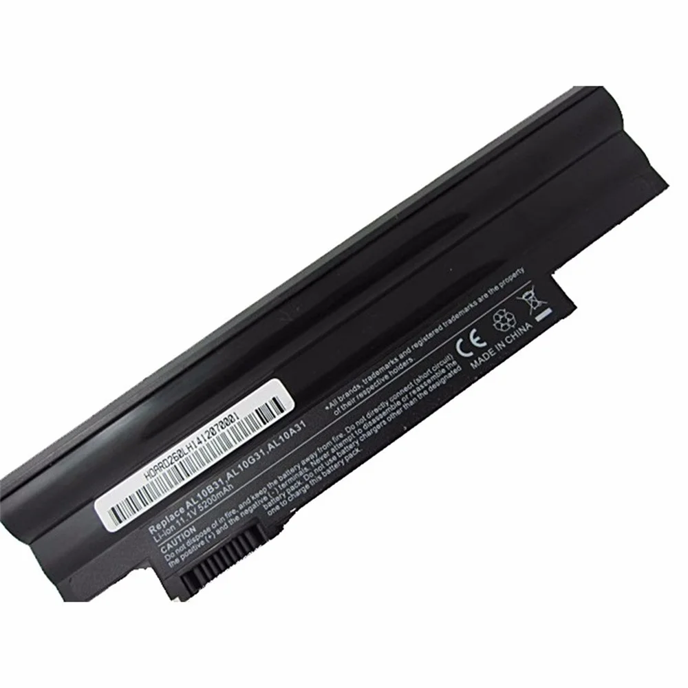 

AL10A31 AL10B31 AL10G31 for Acer Laptop battery Aspire 722 AO722 D257 D257E Netbook D260 D270 Happy, Chrome AC700