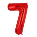 Red number 7