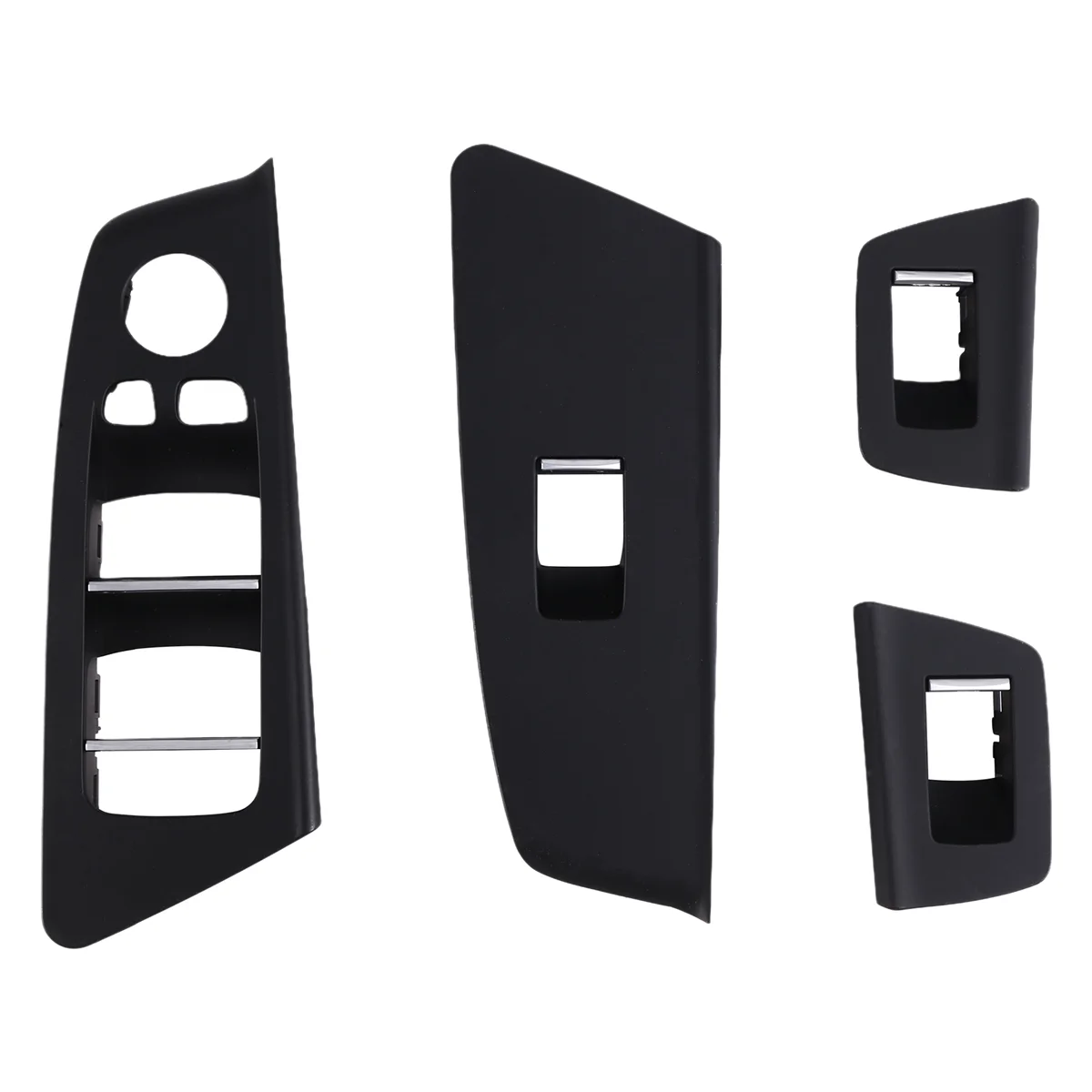 Car Interior Door Window Switch Cover for BMW 5 Series M5 G30 G31 G38 F90 2017-2020 525 528 530 540 RHD Black