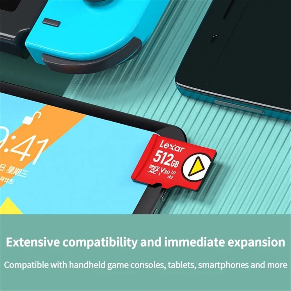 Lexar  ÷ ũ SD ī, SDXC ޸ ī, UHS-I V30 A2 TF ī, ٵ ġ  ֿܼ, 1TB, 512GB, 256GB, 128GB