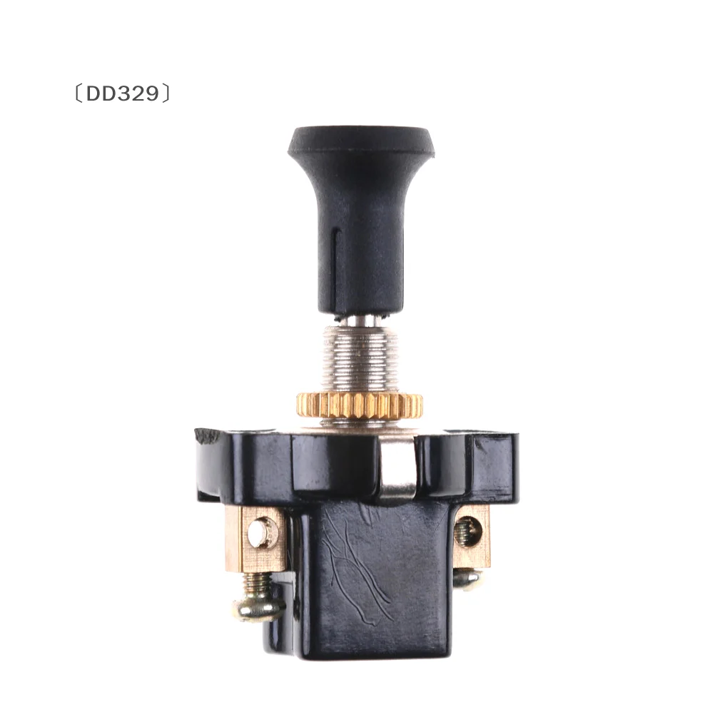 〔DD329〕High performance On-Off Long Push Pull Switch 12V Screw Terminals Universal Power Switch for Cars & Trucks
