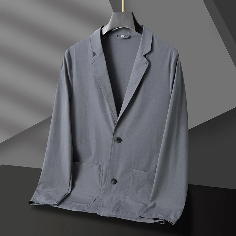 T40 Fashion everything spring and summer new high-end handsome small suit men's sun protection casual thin suit jacket