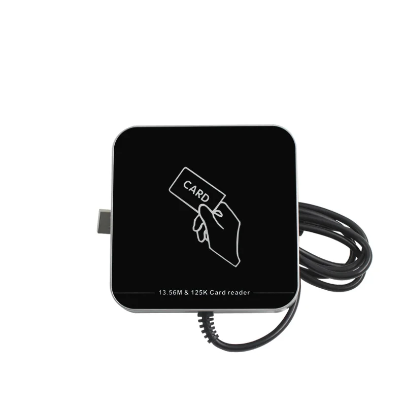 Dual Frequency Contactless Smart Card Reader - USB Plug & Play RFID Solution