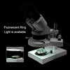 10X 20X 30X 40X Stereo Microscope with Ring Light Illumination for PCB Inspection Tools Industrial Microscopes Soldering Repair 5