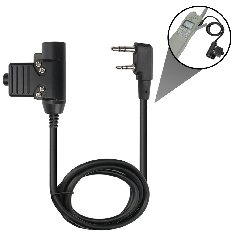 Tactical Headset Walkie Talkie BaoFeng UV-82 Radio Headset PTT U94 Airsoft Tactical Headset Kenwood(for baofeng) Plug Tactical Accessory