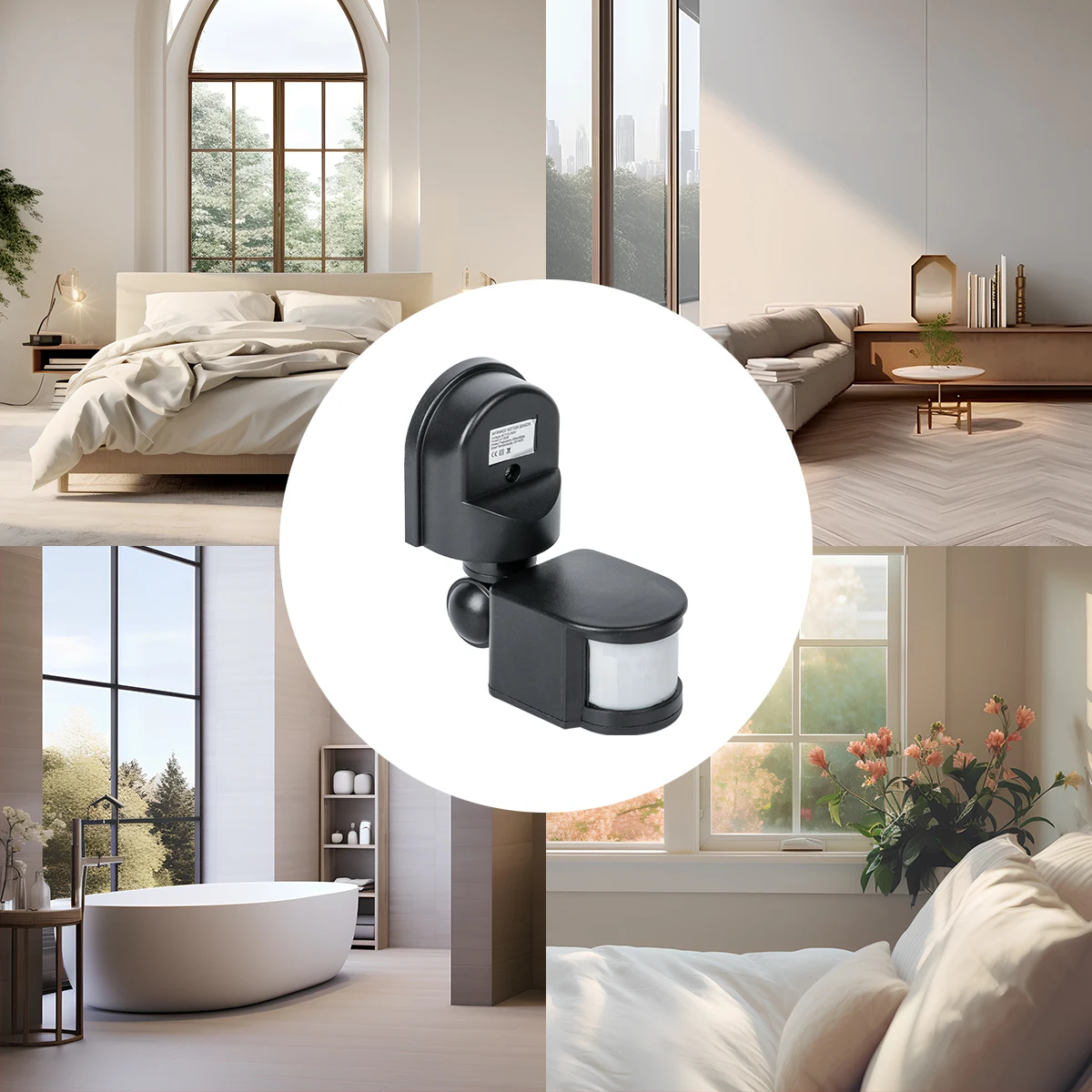 

150w Intelligent Infrared Sensor Switch Delay Adjustable Building Sensor Infrared Body Sensor Controller