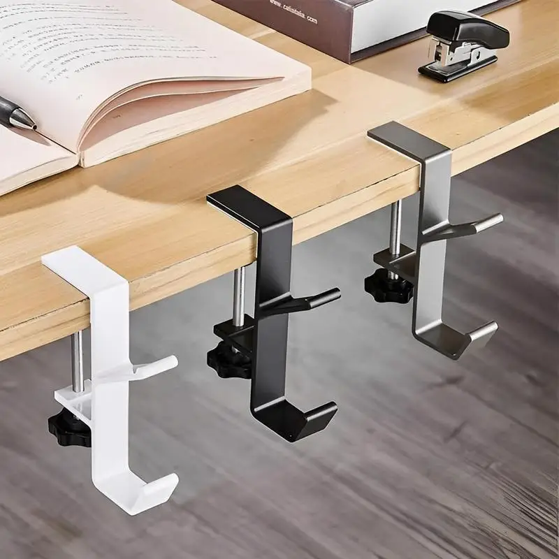 

Headset Hanger Punch-free Table Side Hook Wall Hanging Racks Multi-functional Holder For gaming Headphone Organizer