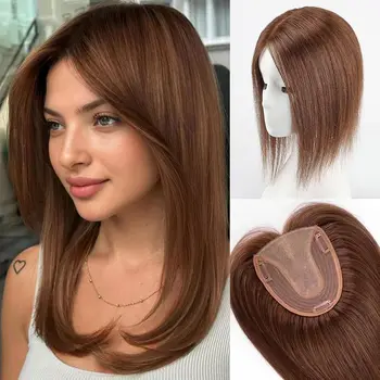 Tupet/topper damski naturalny clip-in 35cm baza lace front 13x14cm