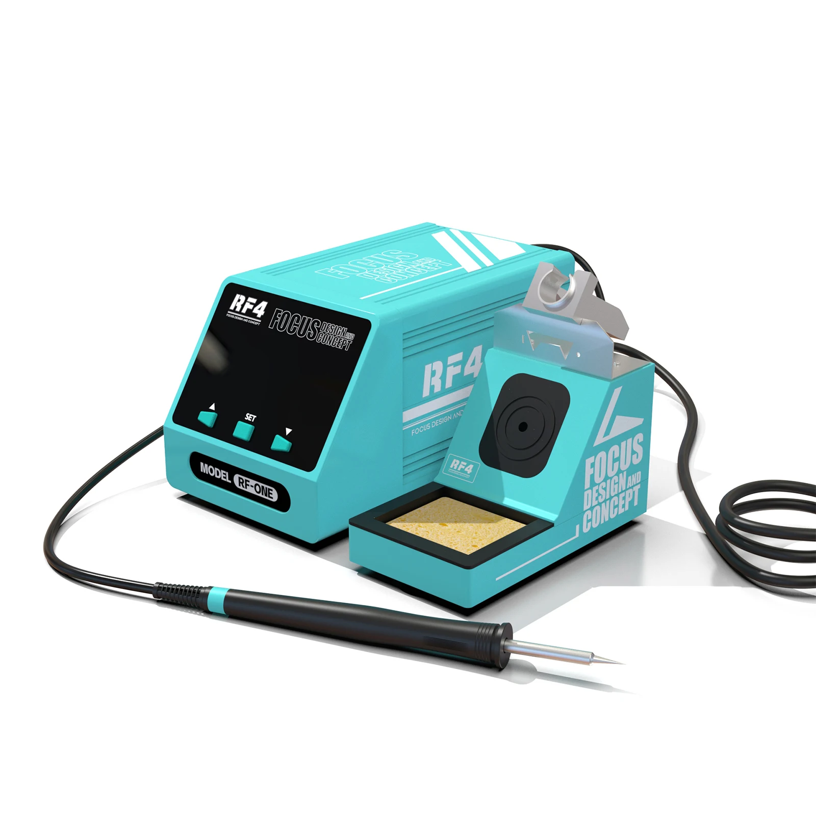 

RF4 Intelligent Temperature Control 80W T2 Digital Soldering Welding Platform For Electronic Mobile Phone PCB Maintenance Tool