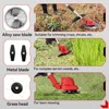 10Inch 4000W Brushless Electric Lawn Mower 36000RPM Cordless Grass Trimmer Length Adjustable Garden Tools For Makita 18V Battery 5