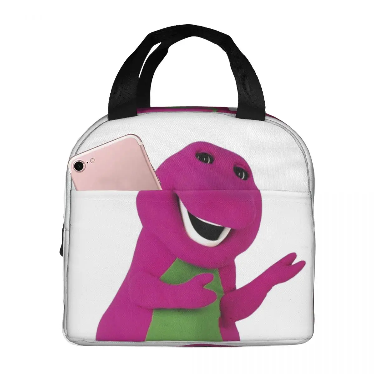 

Barney Thermal Insulated Lunch Bag Insulated bento bag Reusable Food Bag High Capacity Tote Lunch Box Picnic Boy Girl