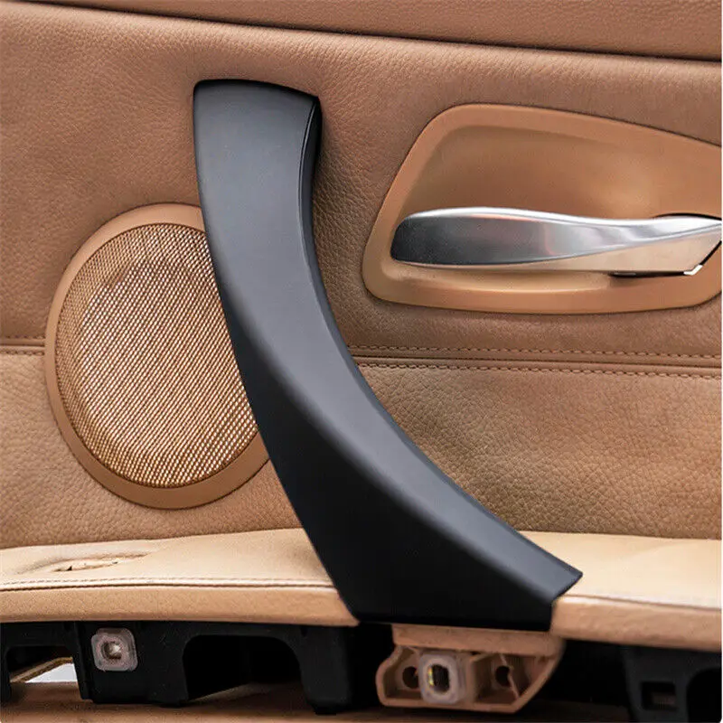 E90 E91 E92 Carbon Fiber Matte Black Easy Installation Car Door Handle For BMW 3 Series 2005-2012 Door Handle Cover Lock Cover
