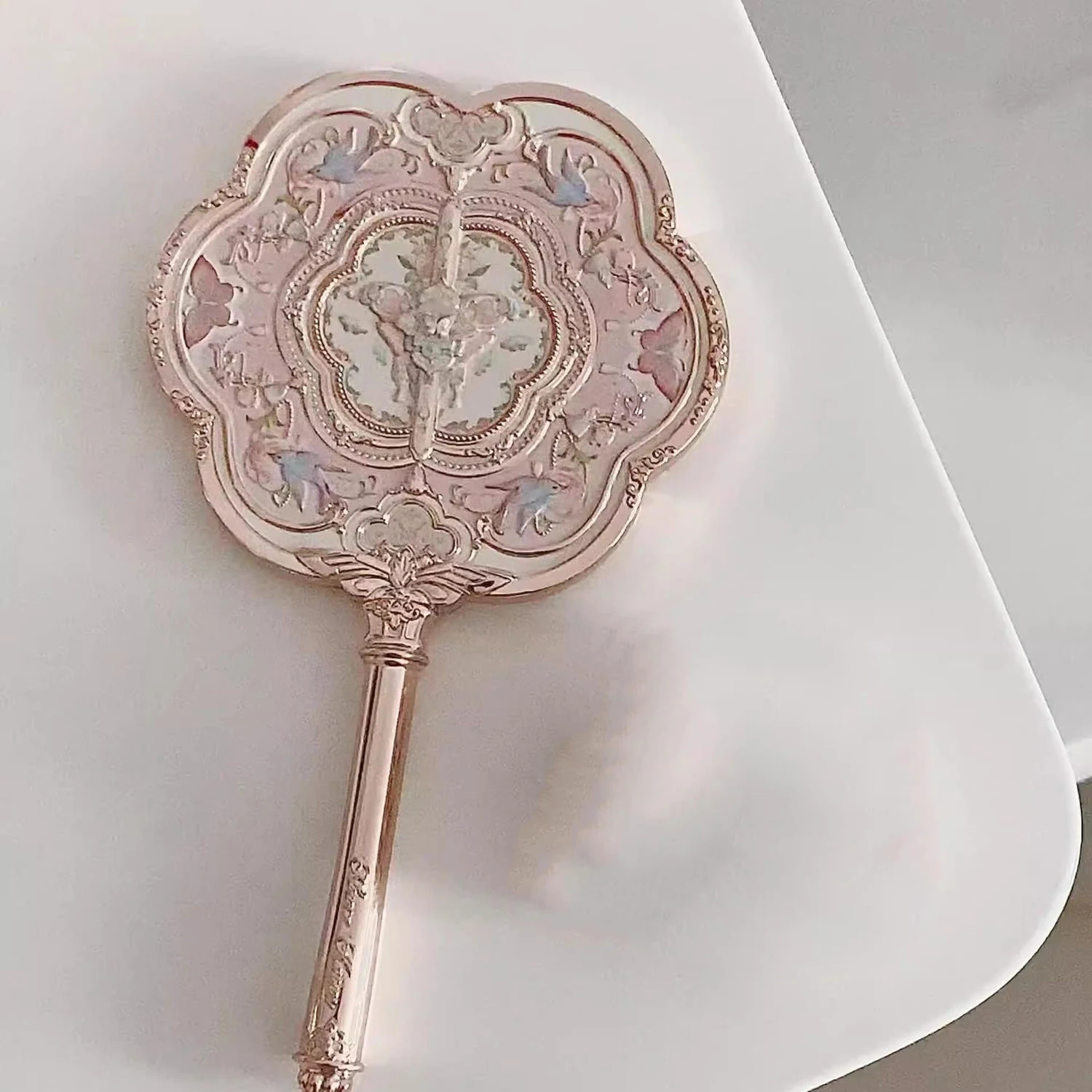 Makeup Mirror Flower Knows Butterfly Cloud Collar Collection Cosmetic Mirror