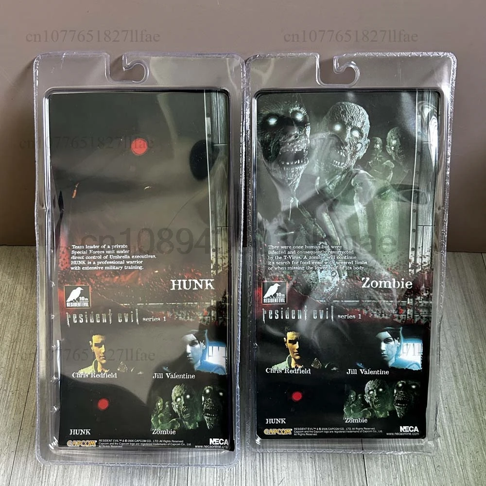 Redfield Hunk Zombie With Dog Licker And Walker Chris Redfield Biohazard Executioner Majini Action Figure Model Toys Room Decor