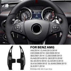 Enhanced Steering Wheel Shift Paddle Gear Paddles for Performance Vehicles (Black)